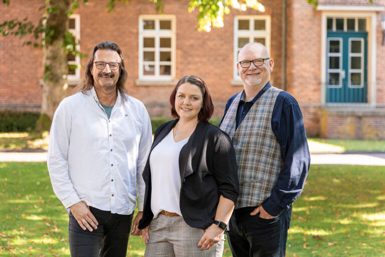 Teambild von rechts nach links: Thomas Obst, Annika Burmann und Klaus Janssen